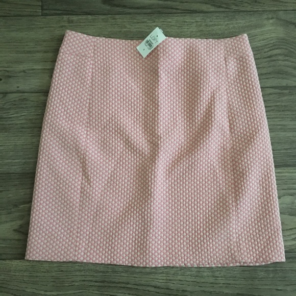 LOFT Dresses & Skirts - Pink Polkadotted skirt